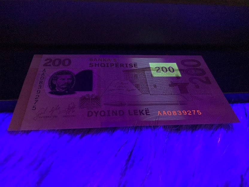 Albania 200 Leke 2019 UNC polyme