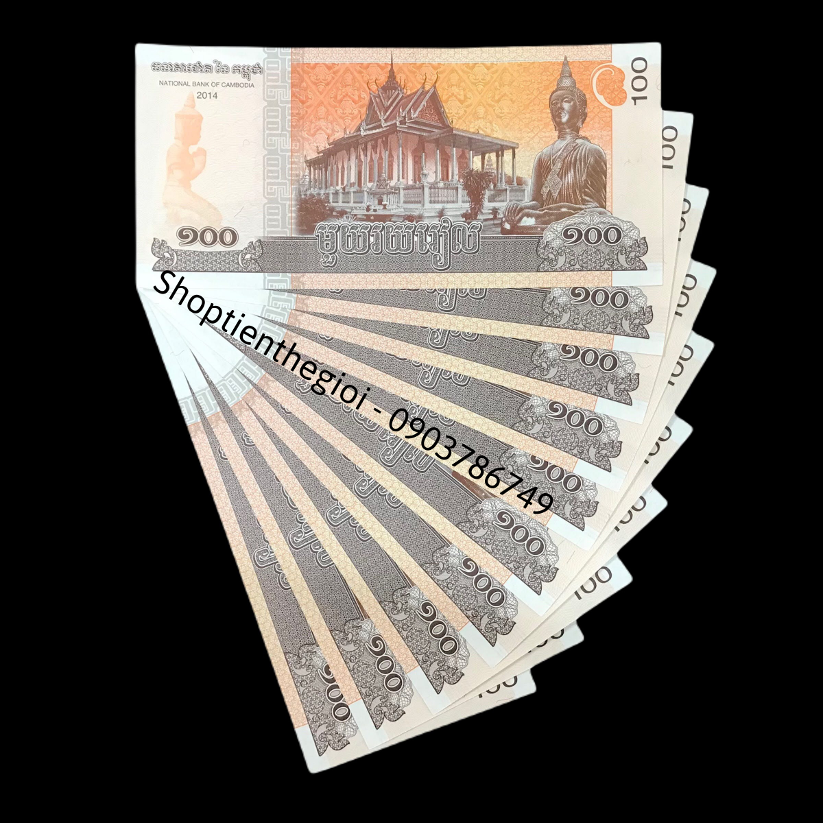 Cambodia - Campuchia 100 riels 2014 UNC - TT000263