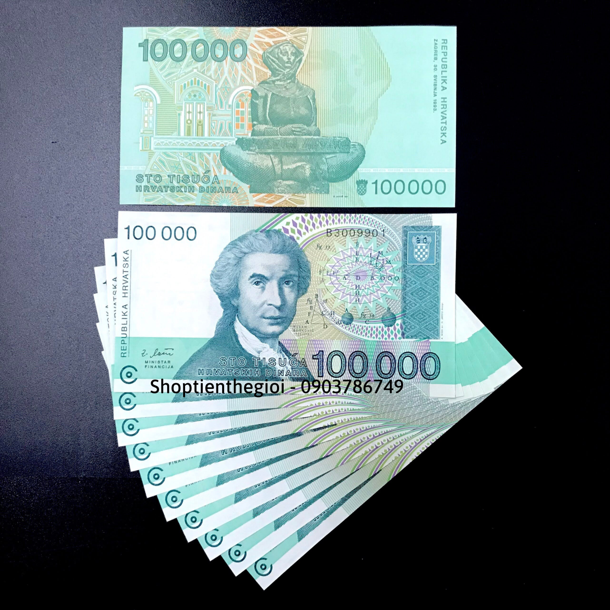 Croatia 100.000 Kuna 1991 UNC - TT000686