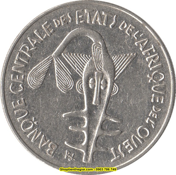 Xu West African States - Tây Phi 100 Francs 1967-2009  -  SP002192