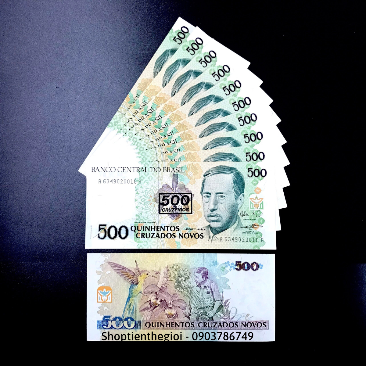 Brazil 500 Cruzados 1990 UNC - SP001693