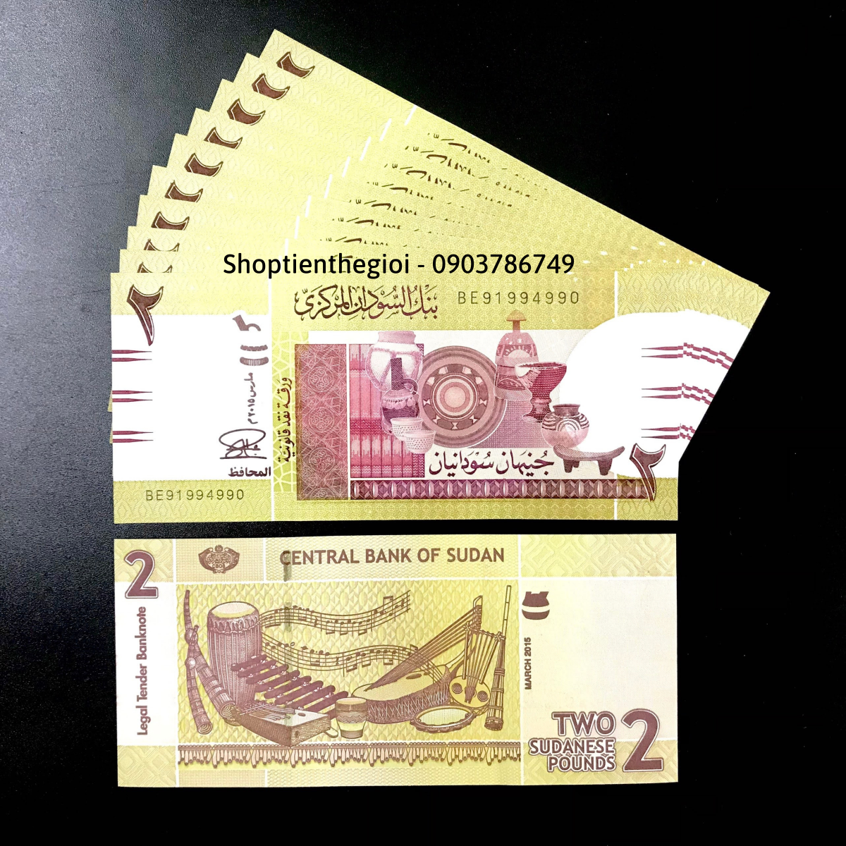 Sudan 2 Pound 2011 UNC - TT000448