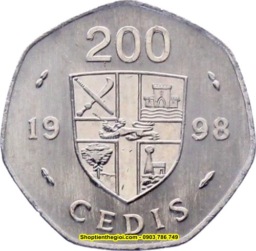 Xu Ghana 200 Cedis 1996-1998 - SP002210
