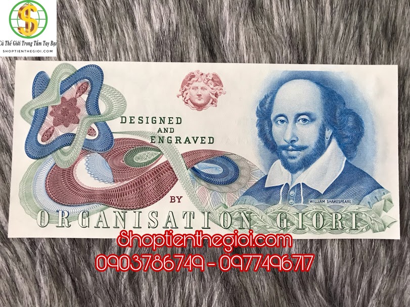 Tiền Ý - Italia kỉ niệm Shakespear