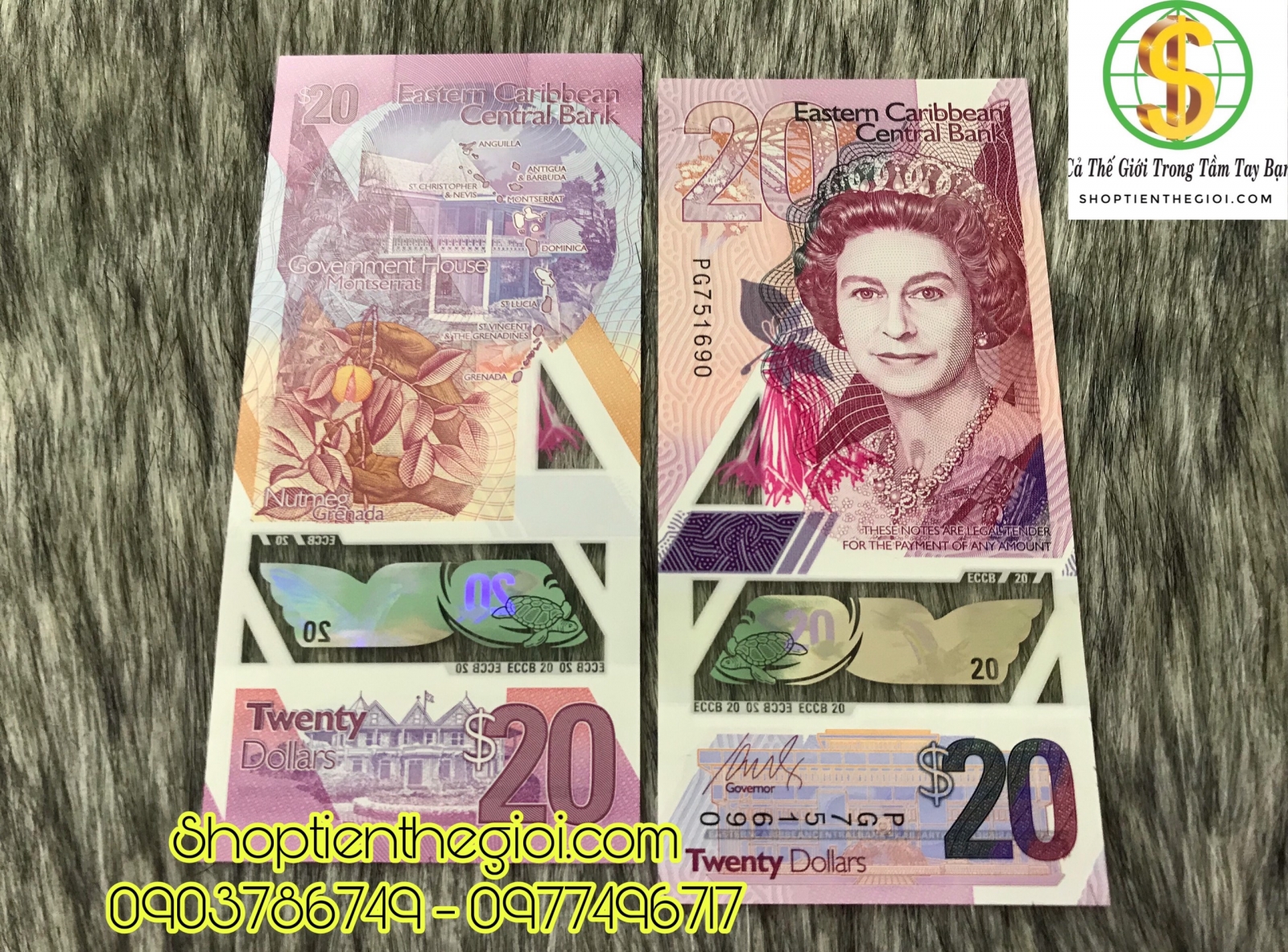 20 dolla Đông Caribe - Eastern Caribean 2019