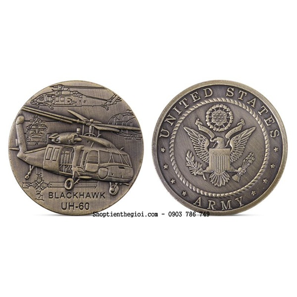 Xu Lưu Niệm Trực Thăng Black Hawk UH60 Mỹ - SP002418