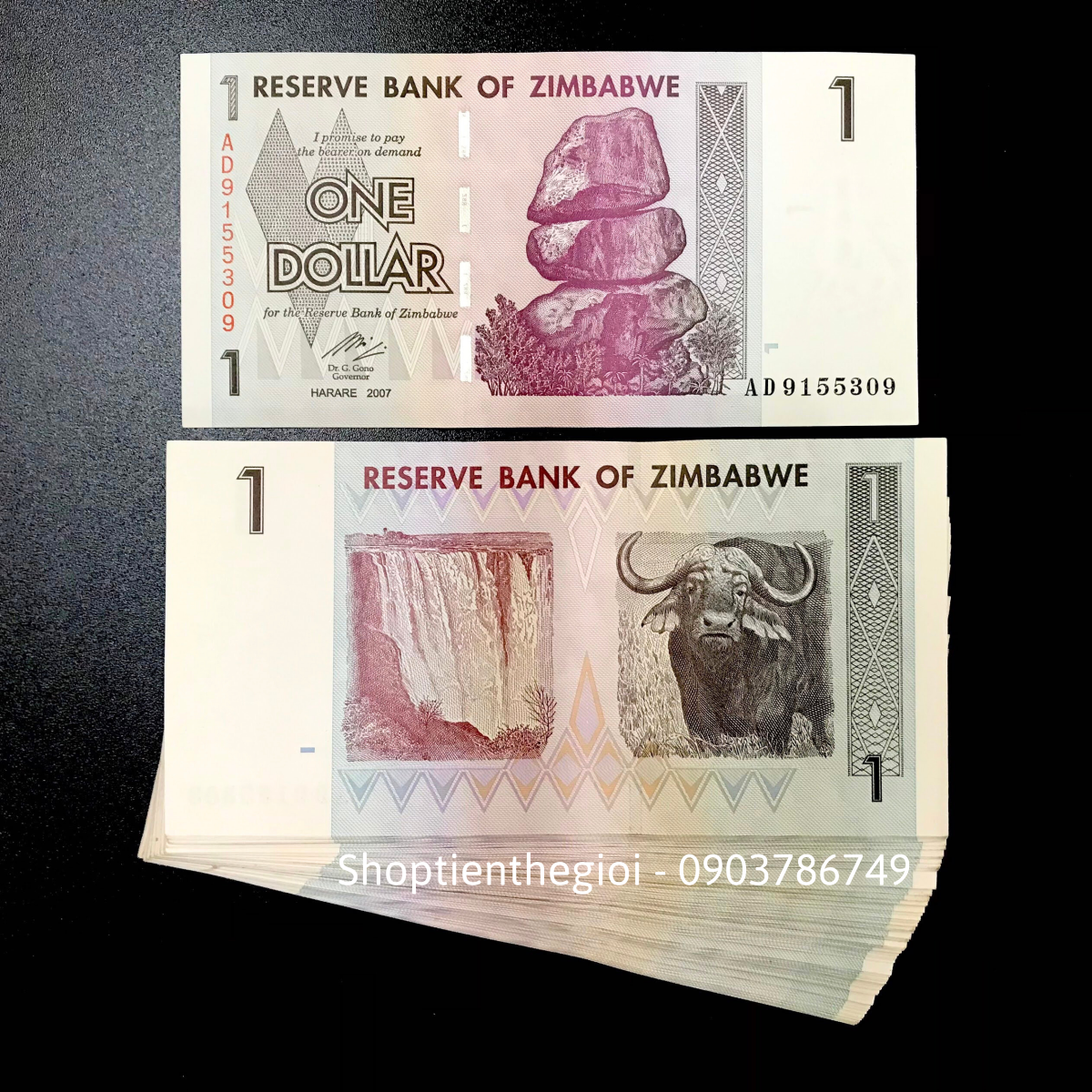 Zimbabwe 1 Dollar 2007 UNC - TT000462