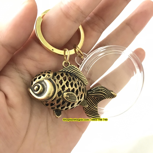 MÓC KHÓA ĐỒNG CÁ CHÉP ĐAN LƯỚI - SP001526