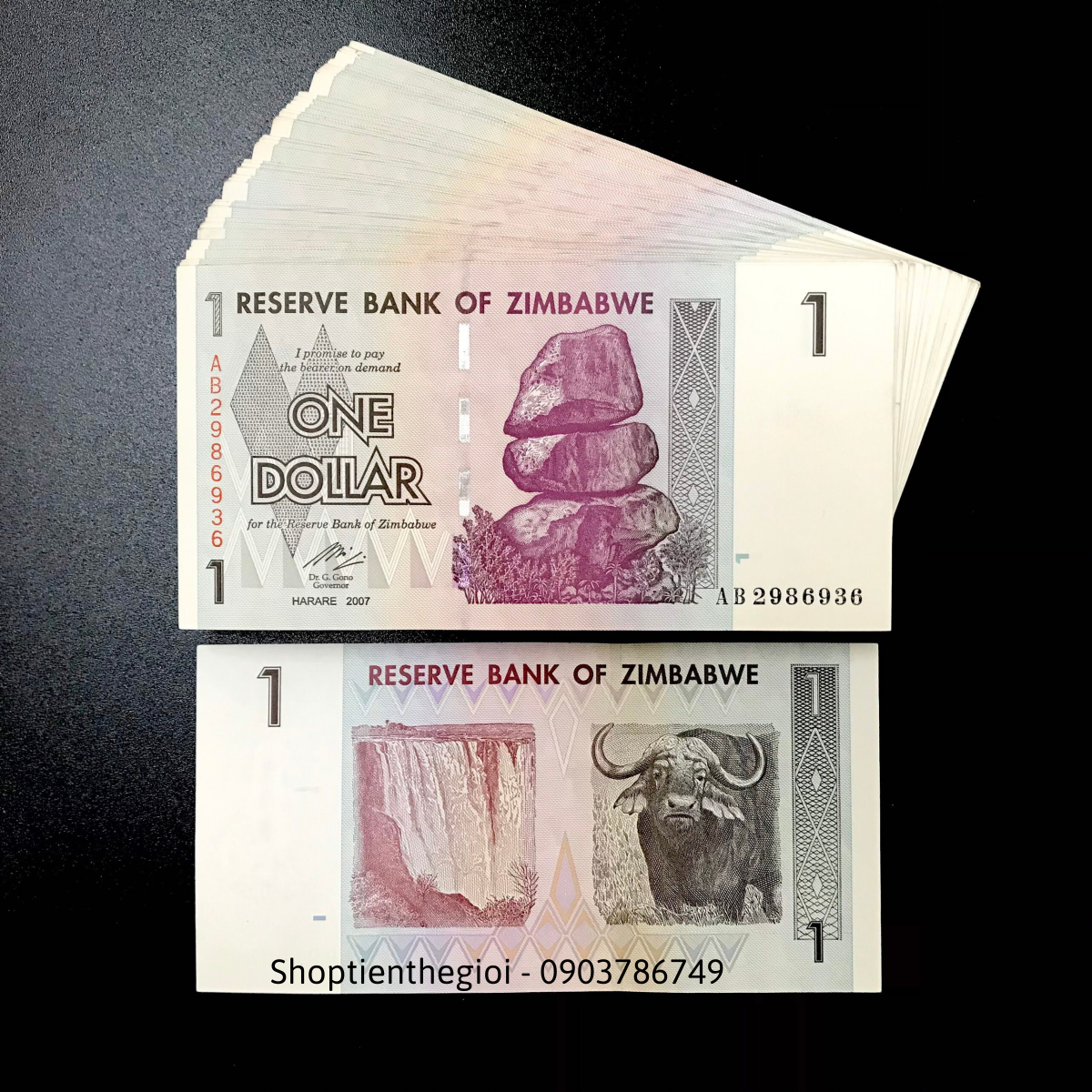 Zimbabwe 1 Dollar 2007 UNC - TT000462