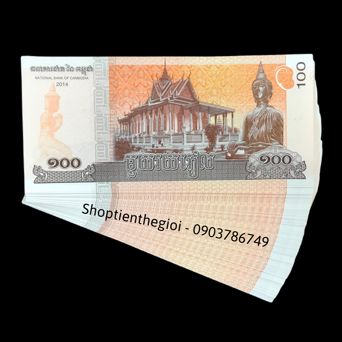 Cambodia - Campuchia 100 riels 2014 UNC - TT000263