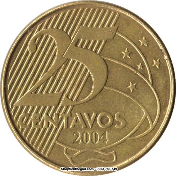 Xu Brasil 25 Centavos 1998-2019 - SP002206