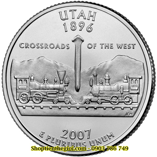 Xu USA - Mỹ bang Utah 1/4 Dollar 2007  -  SP002269