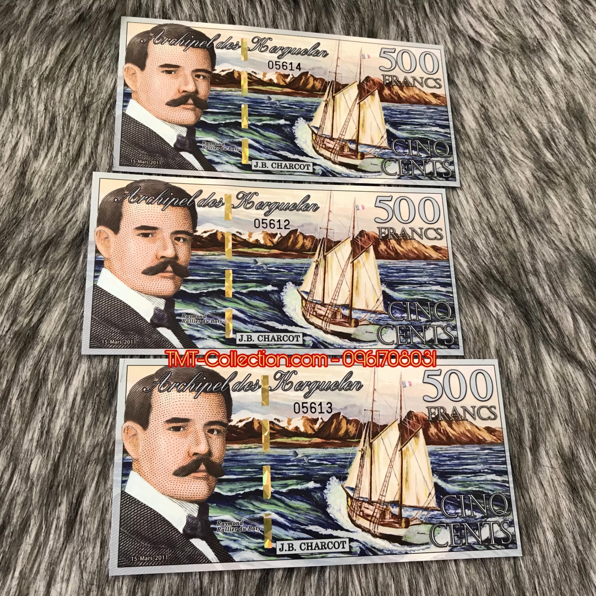 Kerguelen 500 Francs 2012 UNC Polymer