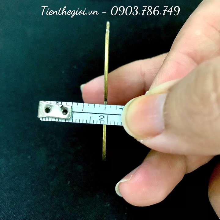 Đồng Xu Hoa Mai Kim Tiền Đồng 5,3cm dày 1,2mm