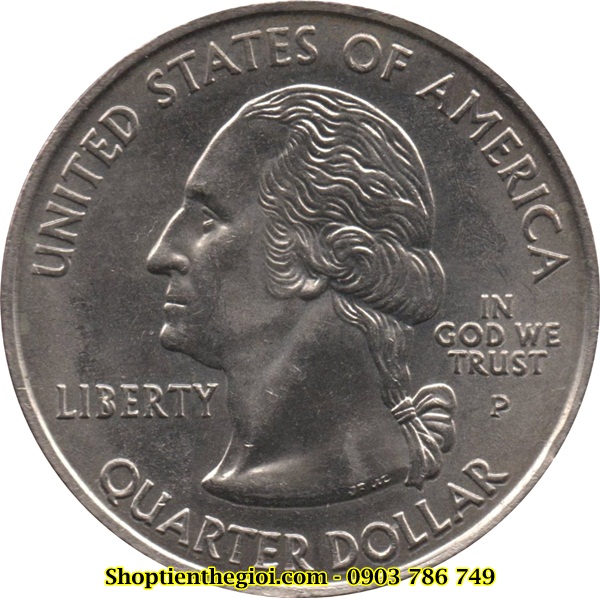 Xu USA - Mỹ Bang Massachusetts 1/4 Dollar 2000 - SP002267