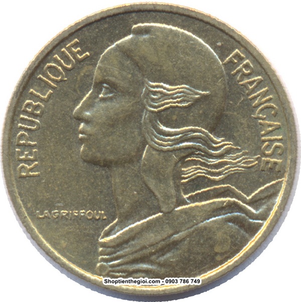 Xu France - Pháp 5 centimes 1960-2001 - SP002225