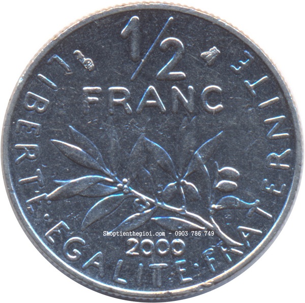 Xu France - Pháp 1/2 franc 1964-2001  -  SP002251