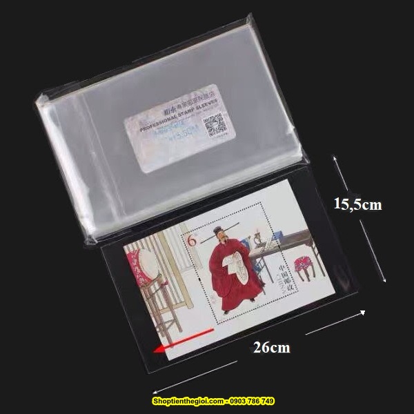 Túi OPP 100 miếng 155x260mm - SP001188