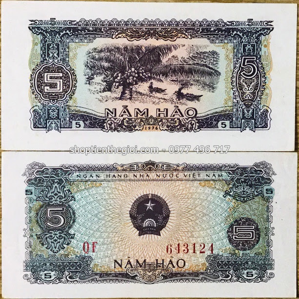 tiền giấy 5 hào