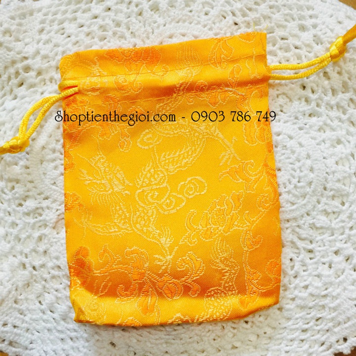 Túi Gấm Long Phụng size nhỏ 7x9cm - SP000046