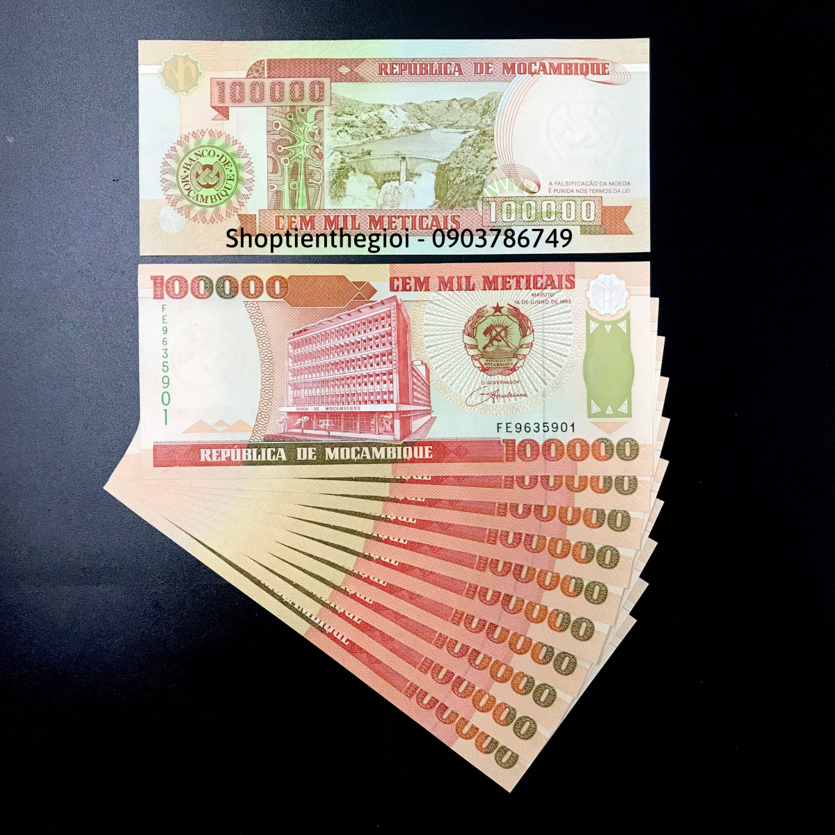 Mozambique 100.000 Meticais 1993 UNC - TT000406
