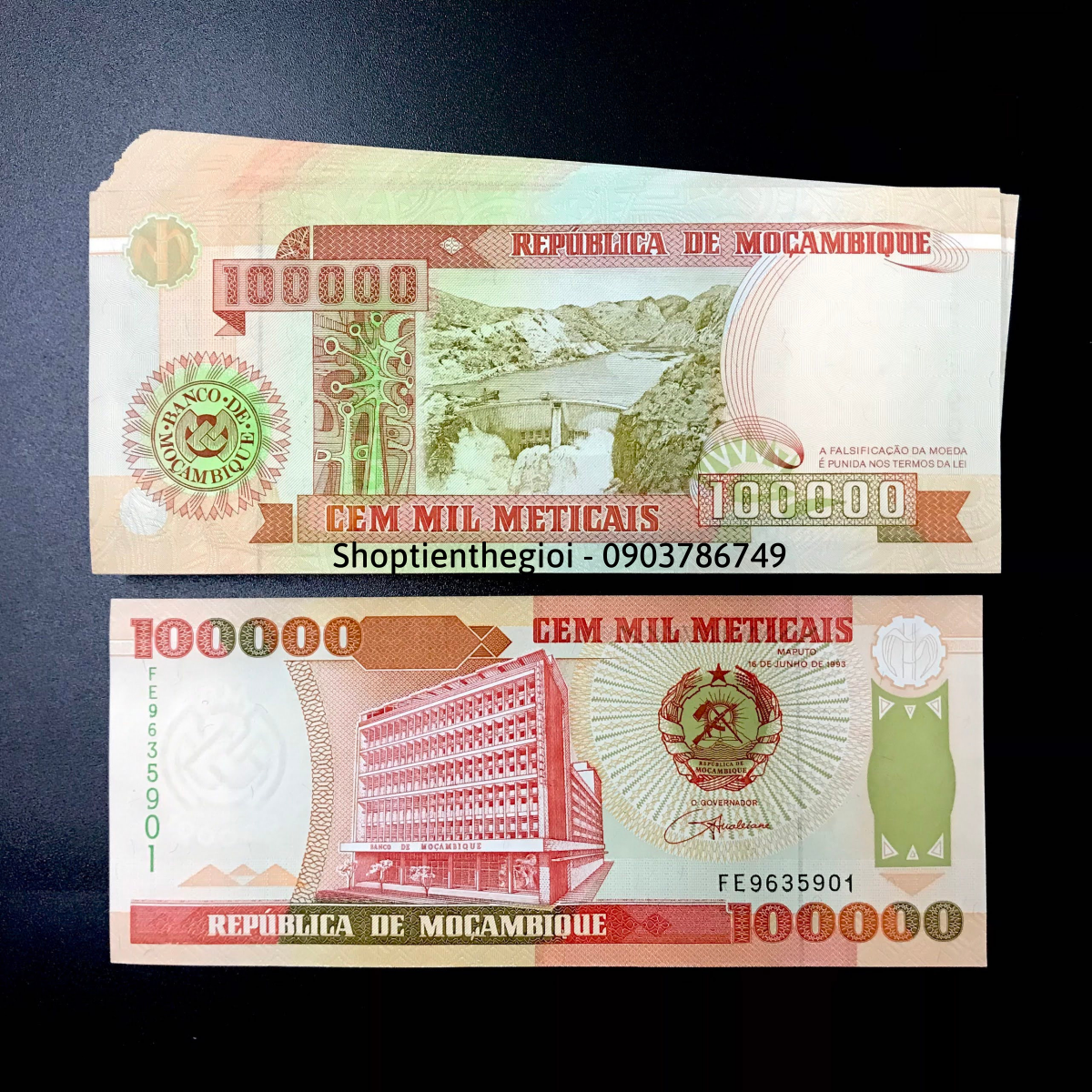 Mozambique 100.000 Meticais 1993 UNC - TT000406