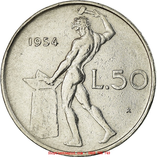 Xu Italy - Ý 50 Lire 1954-1989  -  SP002261