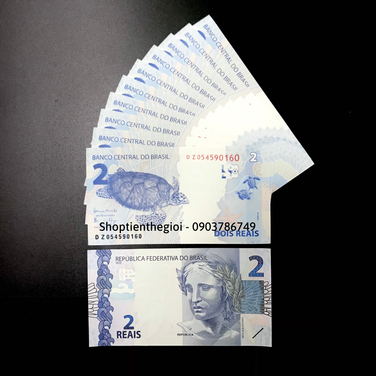 Brazil 2 Reals 2010 UNC - TT000502