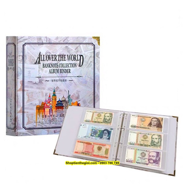 Bìa Album Đựng Tiền Quốc Tế - SP000848