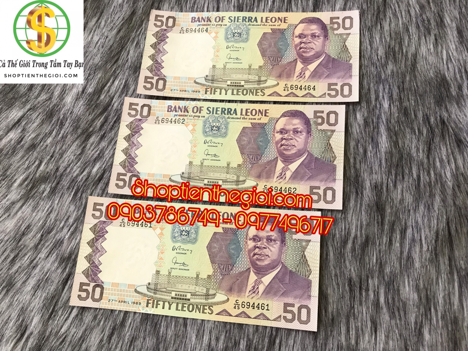 Sierra Leone 50 Leones 1989 UNC