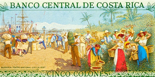 Tiền mua may bán đắt 5 colones Costa Rica - SP000384