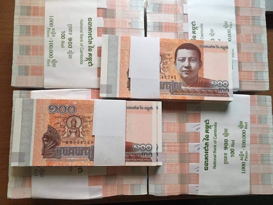 Tiền lì xì hình Đức Phật Campuchia