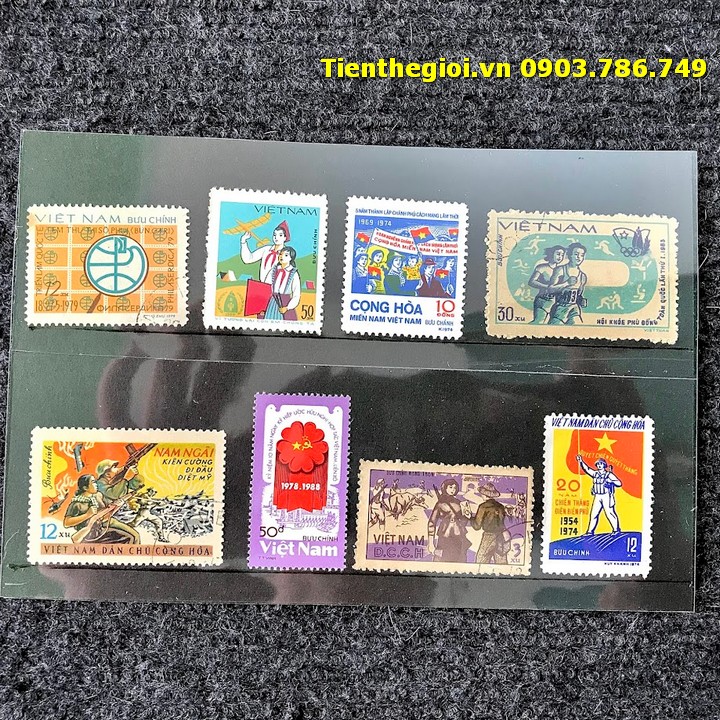 Bộ 8 tem Việt Nam Ngẫu Nhiên