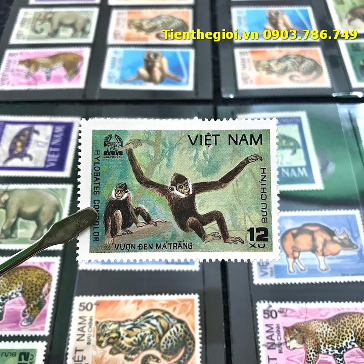 Bộ 8 tem Việt Nam Chủ đề Con Vật