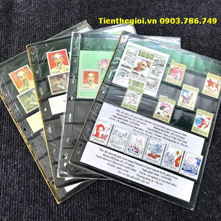 Bộ tem Việt Nam kỷ niệm 100 năm ngày sinh Bác Hồ
