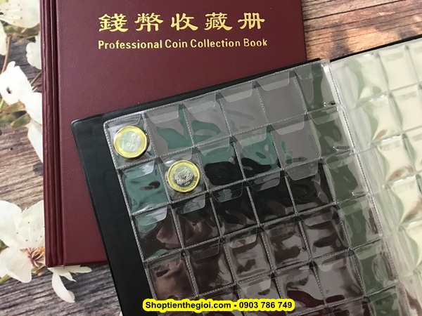 Album đựng tiền xu 420 ngăn cố định