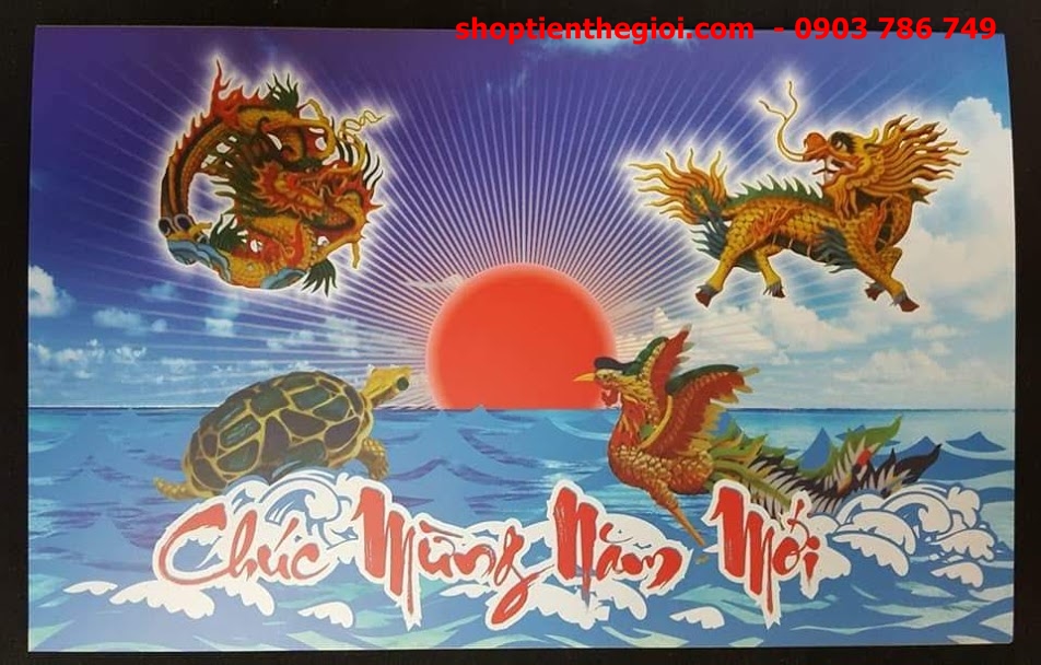 bộ tiền tứ linh long lân quy phụng