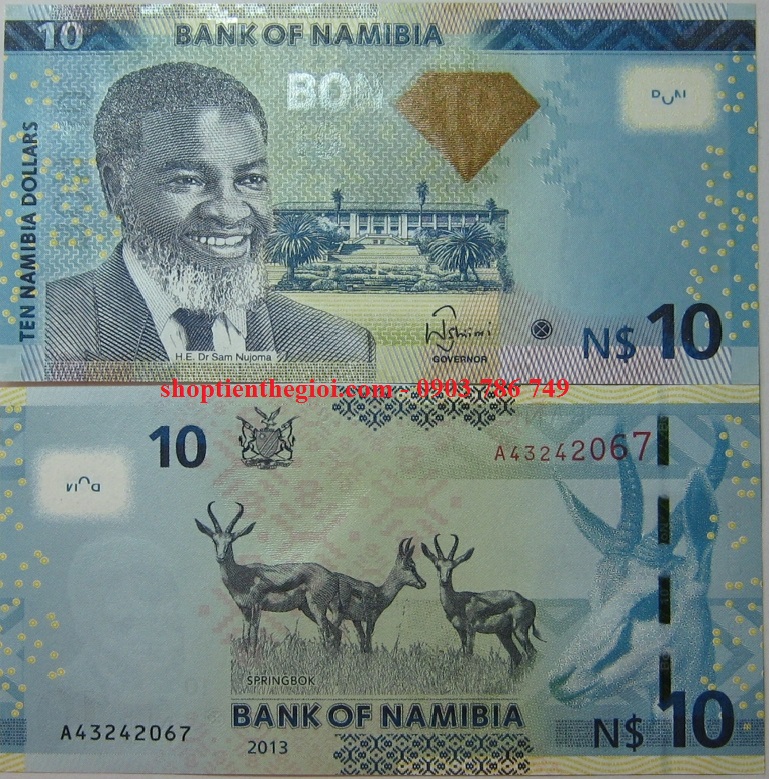 Namibia 10 Dollar 2015 UNC