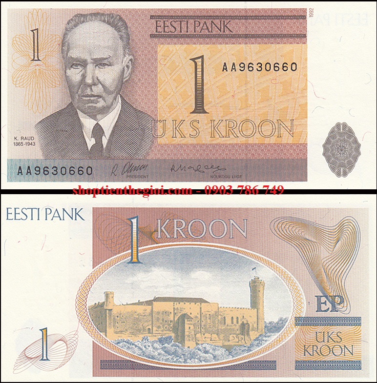 Estonia 1 Krooni 1992 UNC
