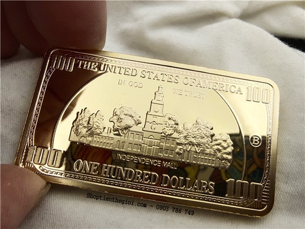 Medal 100 Dola Mạ Vàng - SP002419