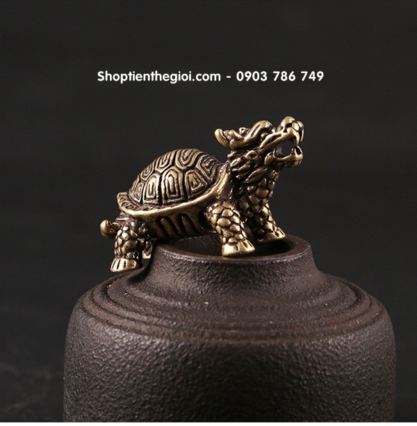 Tượng Đồng Long Quy Phong Thủy - SP005040
