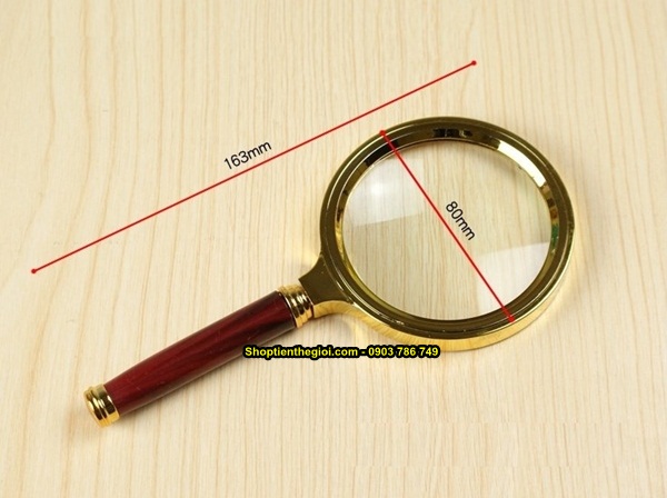 Kính Lúp Gỗ Size 80mm - SP000205