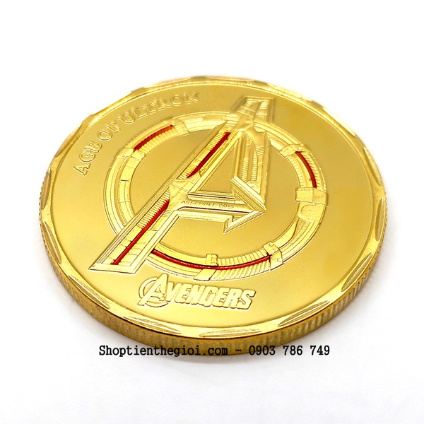 Xu Avengers Marvel Siêu Anh Hùng Người Nhện Mạ Vàng - SP002462