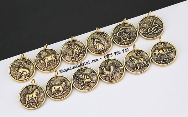 Mặt Đồng Xu Đồng Hình Con Gà - SP002439
