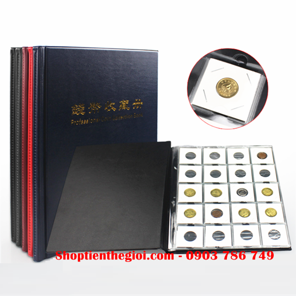 Album Tiền Xu 200 Ngăn Dùng Holder - AB000005