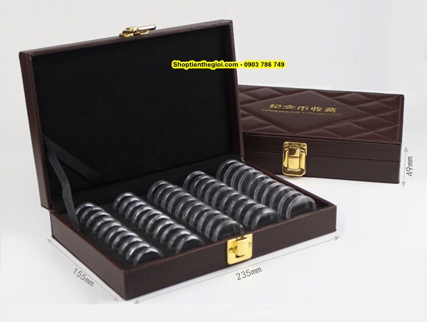 Hộp Da Đựng 50 Xu PCCB - SP001257