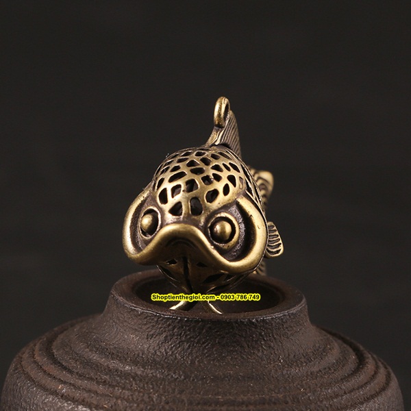 MÓC KHÓA ĐỒNG CÁ CHÉP ĐAN LƯỚI - SP001526