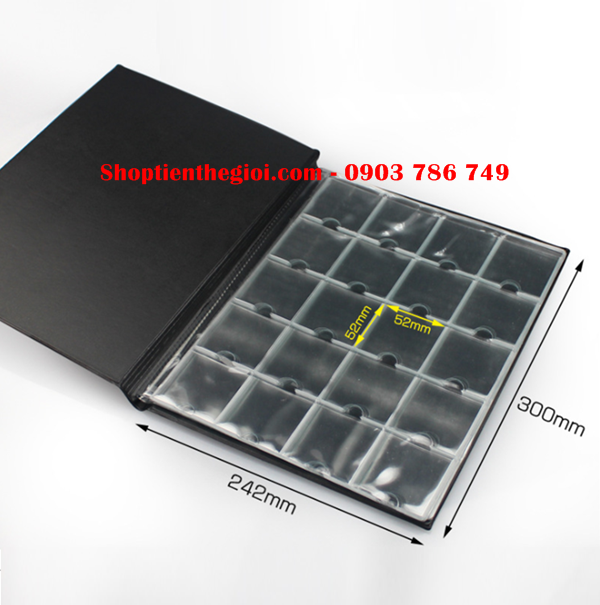 Album Tiền Xu 200 Ngăn Dùng Holder - AB000005