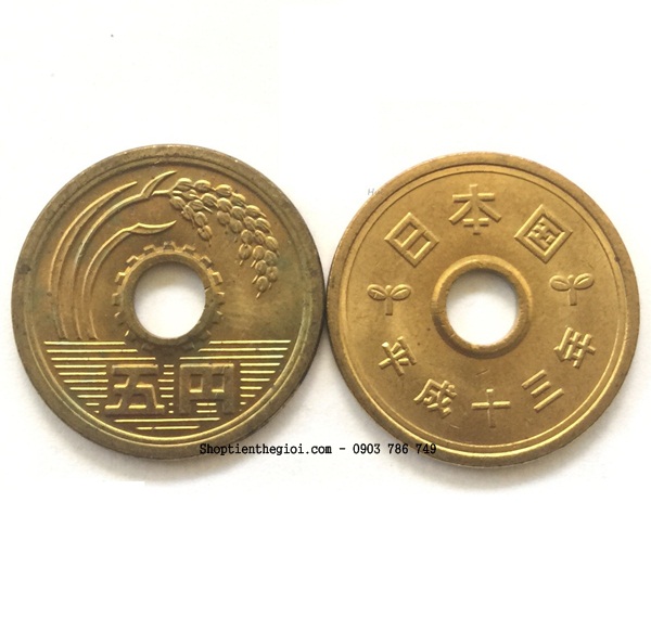 Dây treo may mắn xu 5 Yên Nhật - SP001142