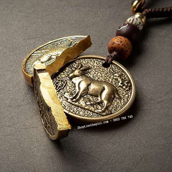 Mặt Đồng Xu Đồng Hình Con Gà - SP002439